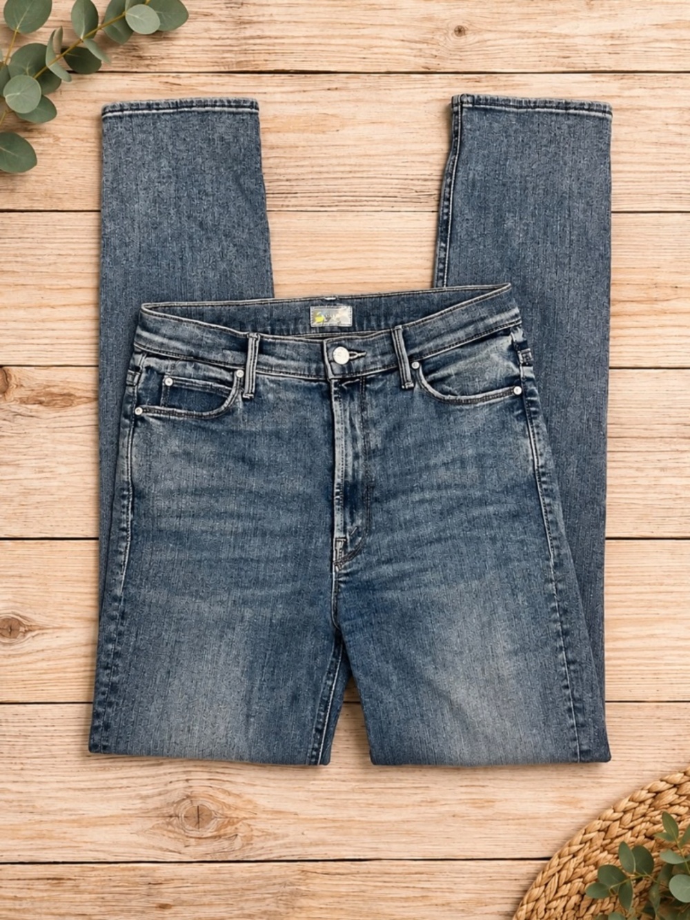 MOTHER Mystical Dazzler Laws of Attraction Women's High Rise Jeans Size 28
